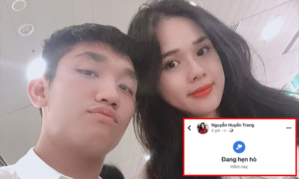 Trọng Đại U23 và bạn gái thí sinh Hoa hậu 'đánh dấu chủ quyền' trên trang cá nhân 
