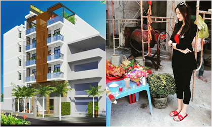 'Chất chơi' như người đẹp Khánh My, xây hẳn tòa nhà mang tên chính mình
