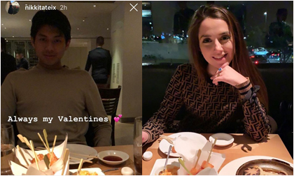 Em chồng Hà Tăng và bạn gái Tây đăng ảnh Valentine ngọt ngào, đập tan tin đồn chia tay 