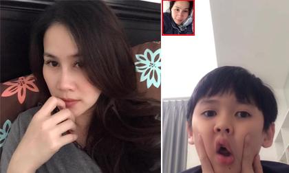 Từ Mỹ gọi về cho con trai, Thân Thúy Hà 'xanh mặt' khi bé nói điều này