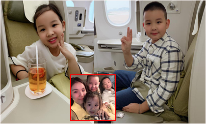 Lâu không xuất hiện, 2 con 'Hoa hậu Hoàn vũ đầu tiên của Việt Nam' đã cao lớn bất ngờ