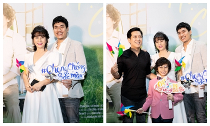 Cát Phượng lộng lẫy bên Kiều Minh Tuấn, Trường Giang lẻ bóng đến chúc mừng bạn thân