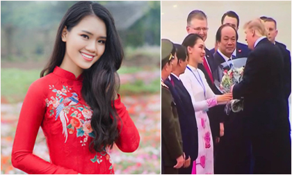 Thêm nữ sinh nổi tiếng vì được chọn tặng hoa tiễn Tổng thống Donald Trump về Mỹ