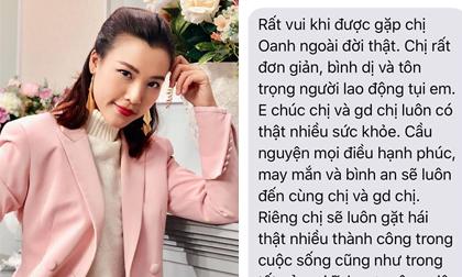 Gặp Á hậu Hoàng Oanh ngoài đời, fan ruột phải thốt lên: 'Em không ngờ chị như vậy luôn đó'
