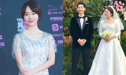 Nữ minh tinh 'hát hụt' trong hôn lễ Song Joong Ki và Song Hye Kyo tuyên bố kết hôn, sao Hàn gửi lời chúc mừng
