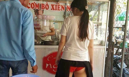 Hội chị em chẳng biết nên thương hay trách với tình huống hớ hênh của một mẹ bầu để váy vướng vào nội y