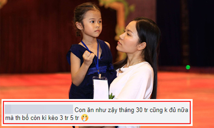 Lý Phương Châu đăng ảnh con gái ăn khỏe, dân mạng bình luận khiến Lâm Vinh Hải phải giật mình