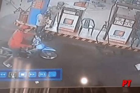 Trộm nổ máy cuỗm xe ngay tại cây xăng, nạn nhân bối rối không hiểu chuyện gì xảy ra