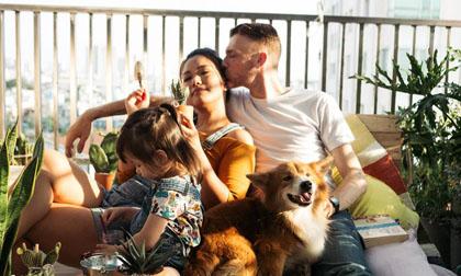 Phương Vy idol tận hưởng ngày cuối tuần bình yên bên chồng con