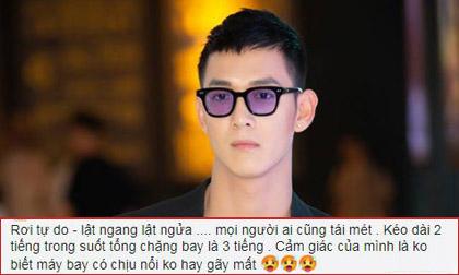 'Đại úy' Song Luân hoảng loạn, sợ hãi khi máy bay gặp sự cố, rơi tự do