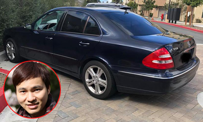 Xe sang của ca sĩ Đình Bảo tại Mỹ bị kẻ gian đập cửa kính lấy cắp đồ bên trong