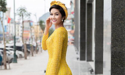 H'Hen Niê lại khiến dân mạng xao xuyến khi tung loạt ảnh mới với áo dài
