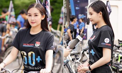 Lê Âu Ngân Anh tích cực hưởng ứng 'Giờ trái đất'