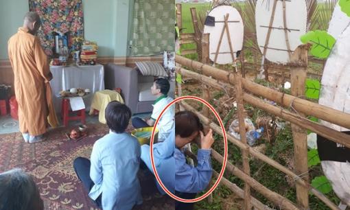 Mẹ nữ sinh giao gà gục khóc bên mộ trong lễ cầu siêu 49 ngày và 'mong con siêu thoát'