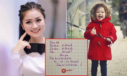 Con gái viết chữ nhanh và ẩu, diễn viên Diệu Hương có cách khắc phục mà không cần quát mắng 