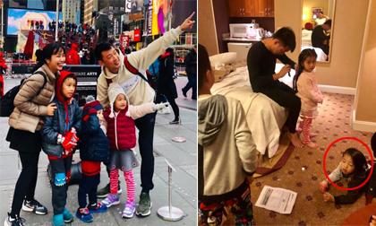 Đưa cả ba con sang Mỹ du lịch, MC Ốc Thanh Vân hé lộ cảnh tượng ở khách sạn khiến fan phì cười