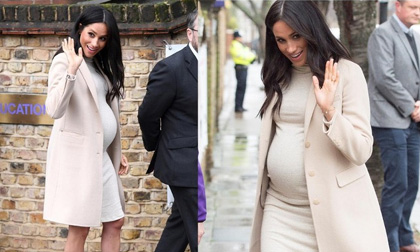 Lý do Công nương Meghan không mặc đồ bầu, chi hơn 14 tỷ mua những bộ váy hàng hiệu bó sát dù bụng to lùm lùm