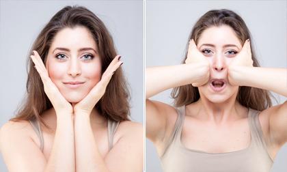 Bài tập 9 bước giúp loại bỏ mỡ mặt cấp tốc và chống nếp nhăn