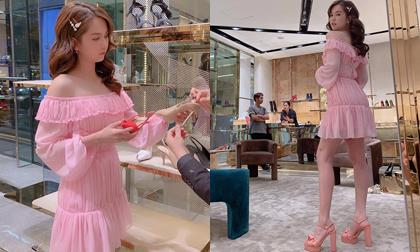 Ngọc Trinh diện váy hồng, kẹp tóc ngọc trai rõ ngọt ngào nhưng sao dân tình chỉ thấy sai quá sai thế này