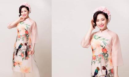 Lương Bích Hữu khoe nét đài các với áo dài thướt tha