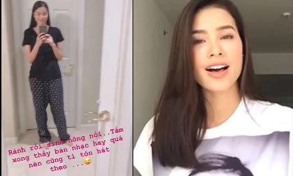 Hát nghêu ngao trước cửa phòng, Phạm Hương tự tin: 'Sếp vẫn ngầu như thủa ban đầu'