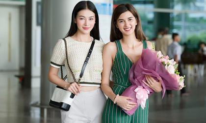  Hoa hậu Phương Khánh ăn mặc giản dị, tiếp đón Á hậu 1 Miss Earth 2018