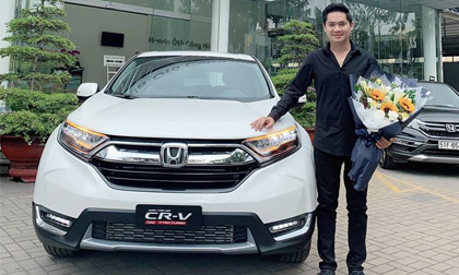 Diễn viên Minh Luân tậu xế hộp Honda CRV đời mới tiền tỷ