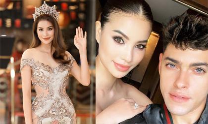 Hoa hậu Phạm Hương đăng ảnh chụp với trai Tây nhưng fan chỉ chú ý đến điểm này