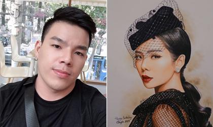 Ảnh vẽ chân dung sao Việt giống đến khó tin của họa sĩ trẻ tài năng 