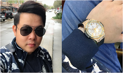 Quang Lê khoe đồng hồ 'khủng' đính kim cương hơn nửa tỷ mới tậu