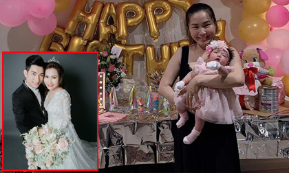 Chồng cũ Phi Thanh Vân tổ chức tiệc đầy tháng hoành tráng cho con gái thứ 4