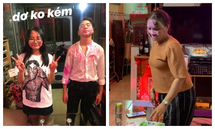 Phương Mỹ Chi tổ chức sinh nhật bất ngờ cho mẹ, nhưng lại có hành động cực 'lầy'