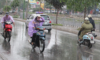 Dự báo thời tiết 22/4: Bắc Bộ mưa dông diện rộng