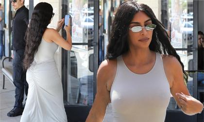 Không mặc hở hang, Kim Kardshian vẫn quyết 'thả rông' đến cùng mặc kệ dư luận