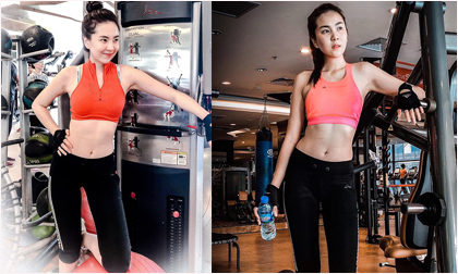 Loạt ảnh sexy khó cưỡng của MC xinh đẹp Mai Ngọc trong phòng tập