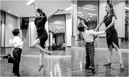 Đầy cảm xúc với loạt khoảnh khắc KuBi lần đầu nhảy cùng mẹ Khánh Thi