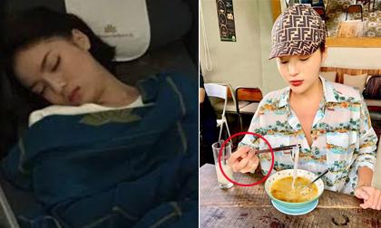 Sau dáng ngủ 'khó đỡ', Kỳ Duyên lại bị soi những chi tiết không được đẹp khi đi ăn