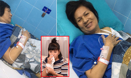 Mẹ ruột Cát Phượng lên bàn mổ sau tai nạn ngã gãy cánh tay