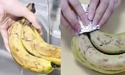Ăn chuối bao nhiêu năm nhưng bạn có biết khi mua nên rửa qua vỏ với nước?