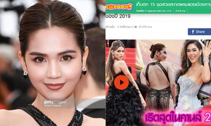 Gây bão dư luận trong nước nhưng bộ cánh hở bạo của Ngọc Trinh lại lọt top 15 trang phục đẹp nhất thảm đỏ Cannes 2019