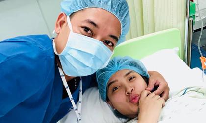 Con Hải Băng được chuyển đến phòng chăm sóc đặc biệt do mổ sớm hơn ngày dự sinh