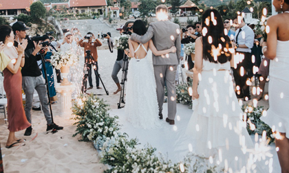 Doanh nhân Hồng Anh tổ chức đám cưới phong cách cho con gái út tại resort riêng