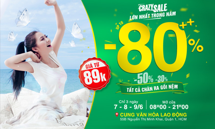 Edena khiến chị em 'ngỡ ngàng đến bàng hoàng' với chương trình giảm giá lên đến 80%++ cho tất cả sản phẩm