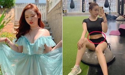 Bị chê béo, Thúy Vi miệt mài tập gym và đã có kết quả bước đầu rồi đây 