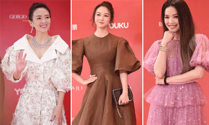 Thảm đỏ LHP quốc tế Thượng Hải: Màn đọ sắc 'gay cấn' của sao hạng A Chương Tử Di, Thư Kỳ, Thang Duy