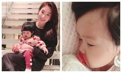 Đăng ảnh con gái nhỏ thiếp đi vì sốt cao, Đặng Thu Thảo lần đầu hiểu được nỗi khổ tâm này
