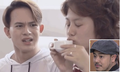 Khán giả 'la ó' hành động lố của Dương khi hôn cốc cà phê uống dở của bố Bảo