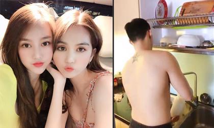 Sau nghi án đã đăng ký kết hôn, Linh Chi vui vẻ đi chơi với Ngọc Trinh, riêng Lâm Vinh Hải lại ở nhà rửa bát