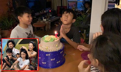 Sinh nhật giản dị nhưng đầy ấm áp của con trai rocker Phạm Anh Khoa