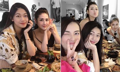 Sau một tháng sinh con, Á hậu Thanh Tú tái xuất bên hội chị em toàn mỹ nhân 